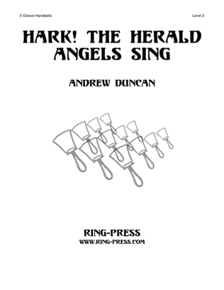 Hark, the Herald Angels Sing (5 Octaves Handbells, Level 2)