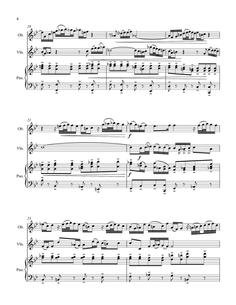 Aria: Die Seele Ruht in Jesu Handen Oboe scores gallery preview page 4