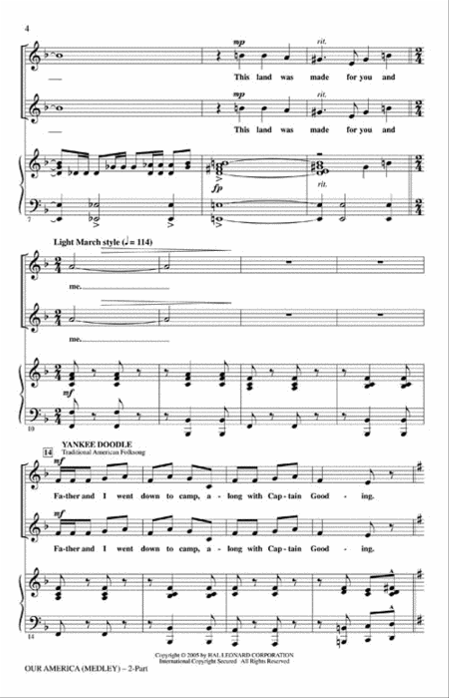 Our America Choir scores gallery preview page 3