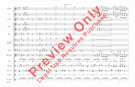 Danger Zone by Victor Lopez Marching Band - Sheet Music
