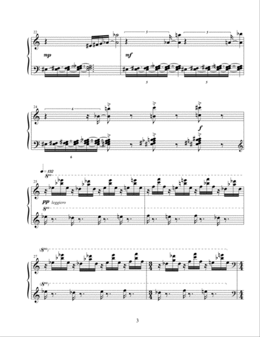 Resonances Piano Solo scores gallery preview page 5