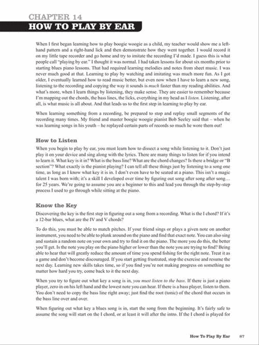 How to Play Boogie Woogie Piano Piano Method scores gallery preview page 11