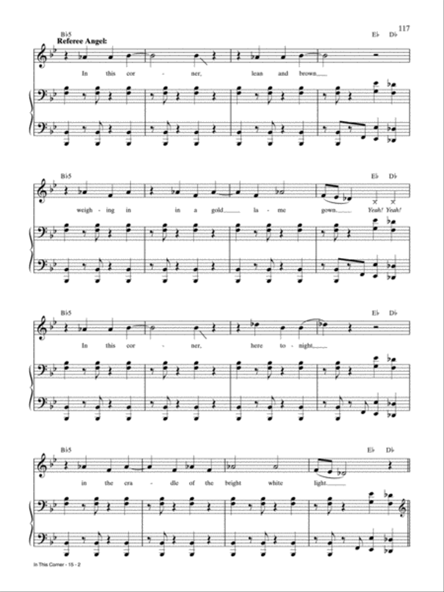In This Corner (from Kinky Boots) Piano, Vocal, Guitar scores gallery preview page 2