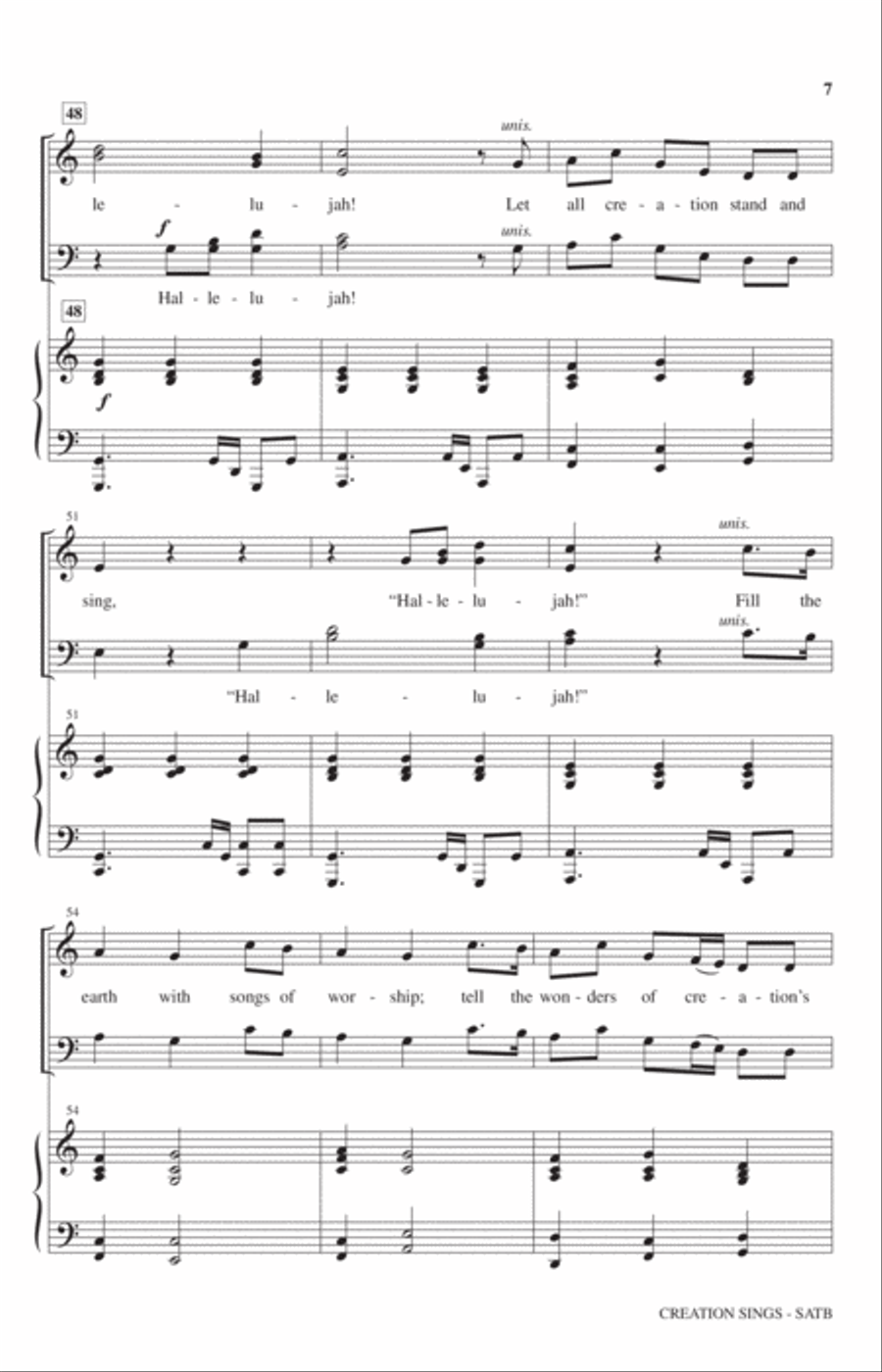 Creation Sings Creation Sings 4-Part scores gallery preview page 6