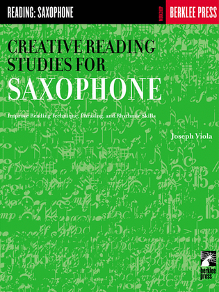 Book cover for Creative Reading Studies for Saxophone