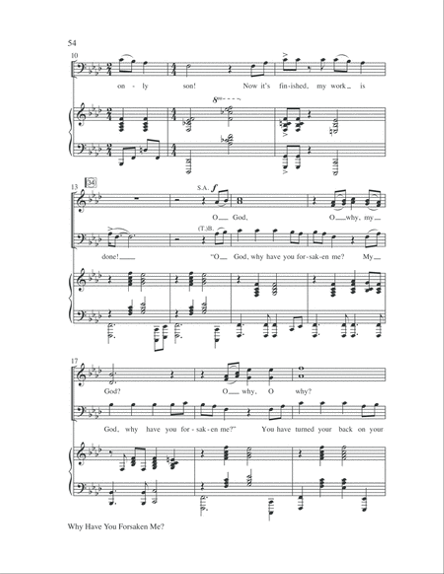The Seven Last Days 4-Part scores gallery preview page 58