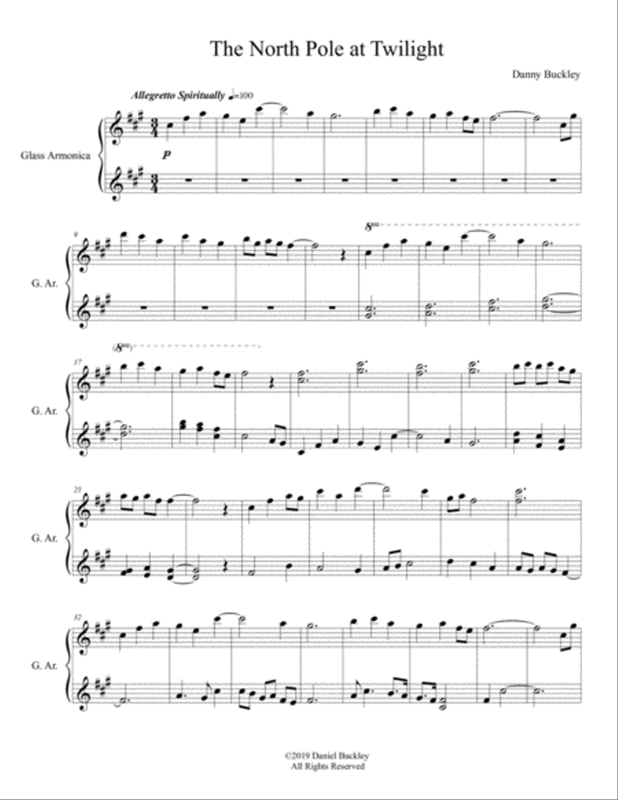 The North Pole at Twilight Small Ensemble scores gallery preview page 3