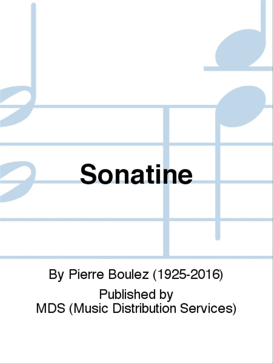 Sonatine Flute Solo scores gallery preview page 1
