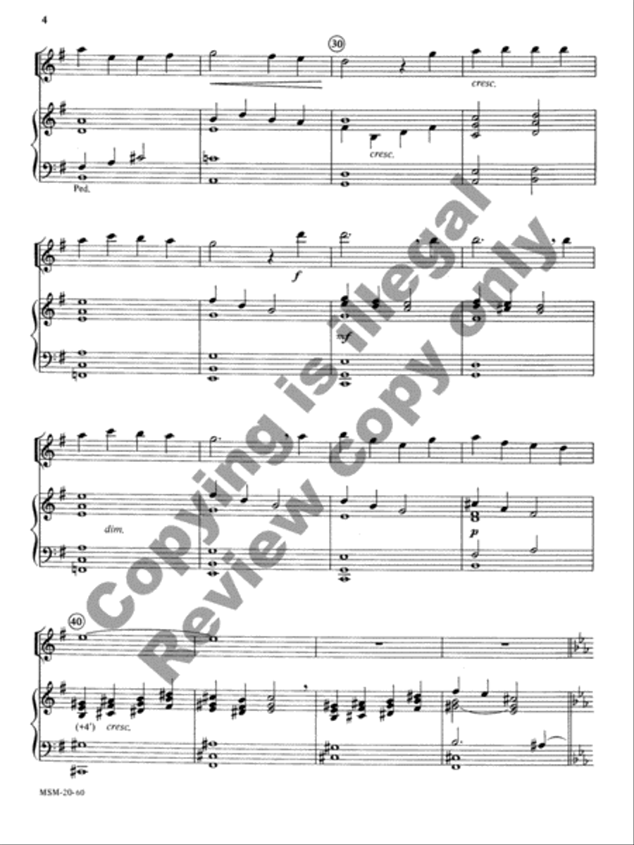 An Advent Prelude for Flute and Organ Flute Solo scores gallery preview page 5