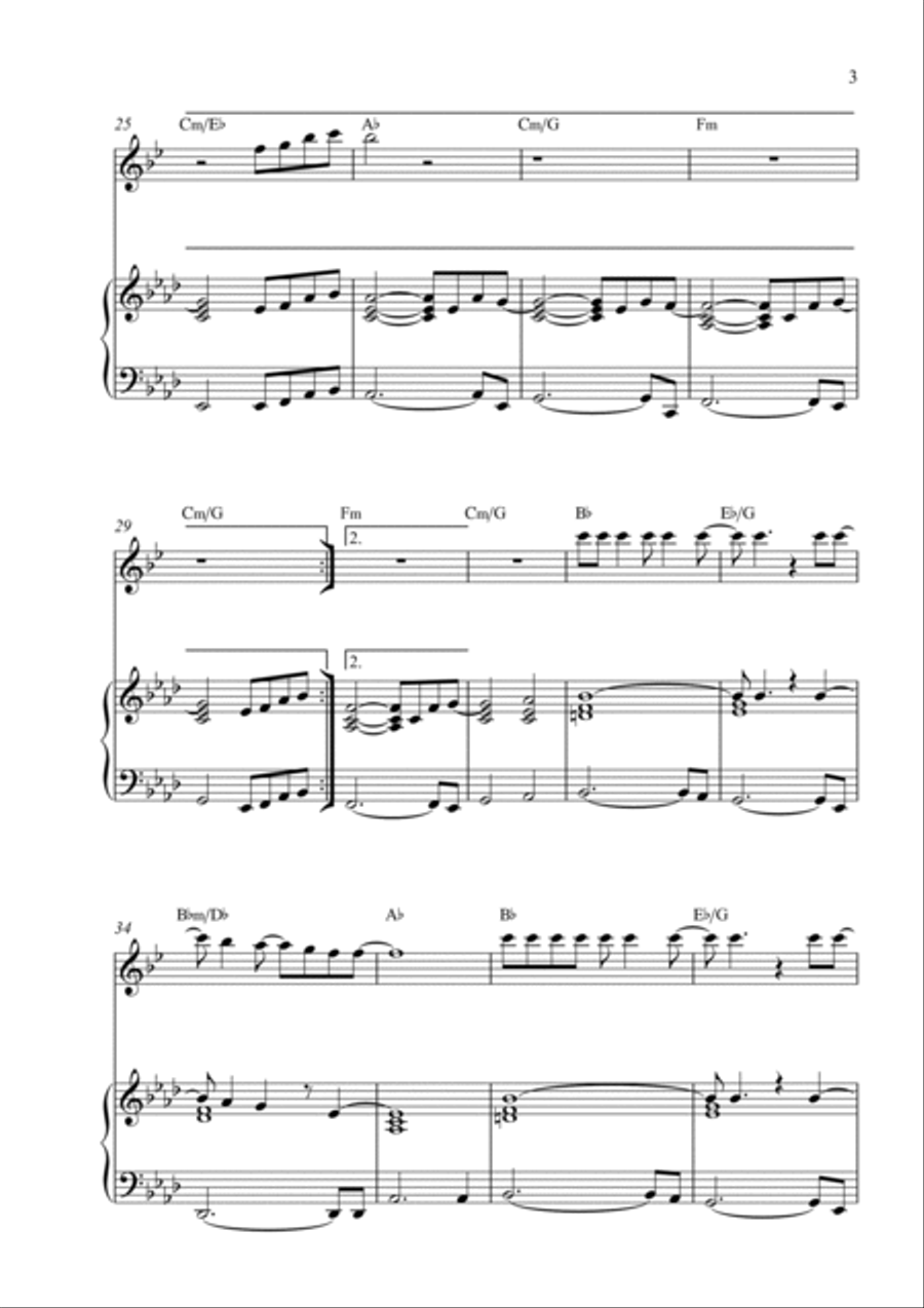 Take My Breath Away (love Theme) B-Flat Trumpet scores gallery preview page 3