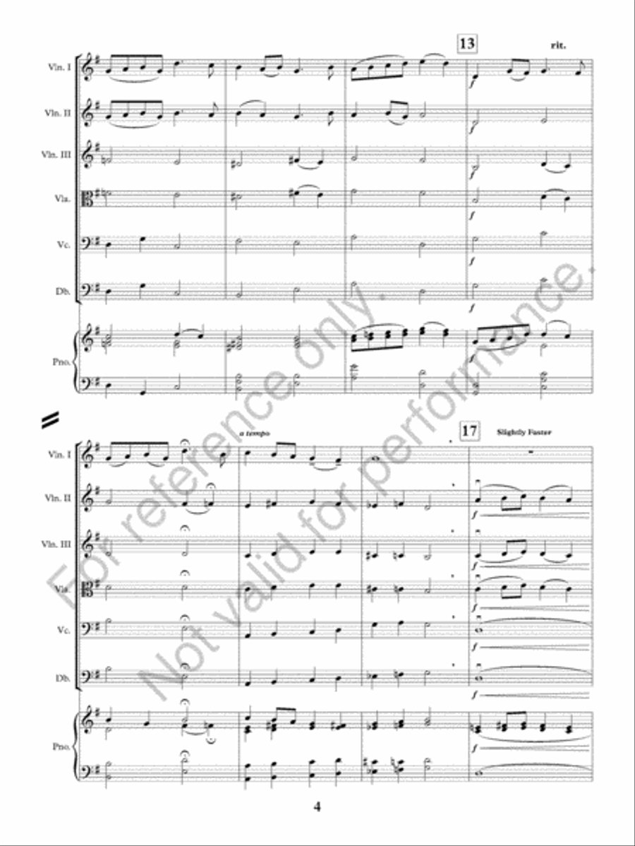 By Dawn's Early Light String Orchestra scores gallery preview page 4