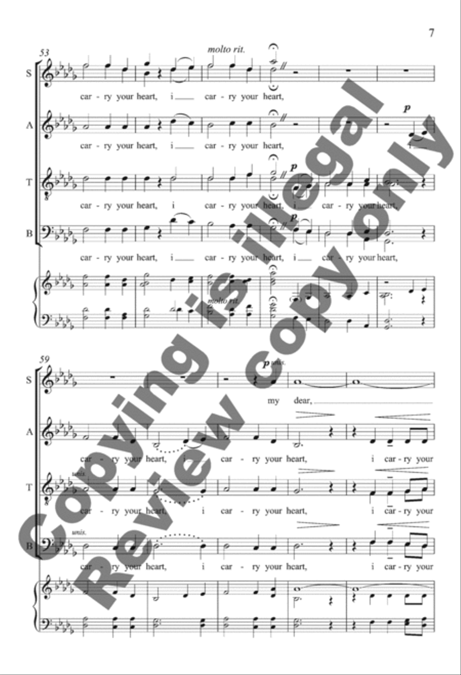 i carry your heart Divisi scores gallery preview page 14
