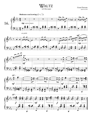 "American" Waltz No. 16 (Op. 1, No. 16)