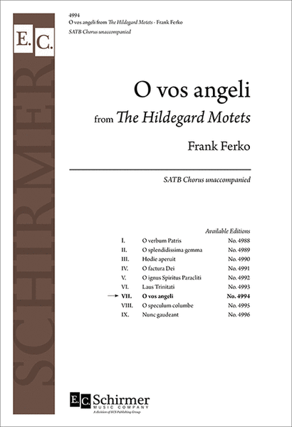 The Hildegard Motets: 7. O vos angeli image number null
