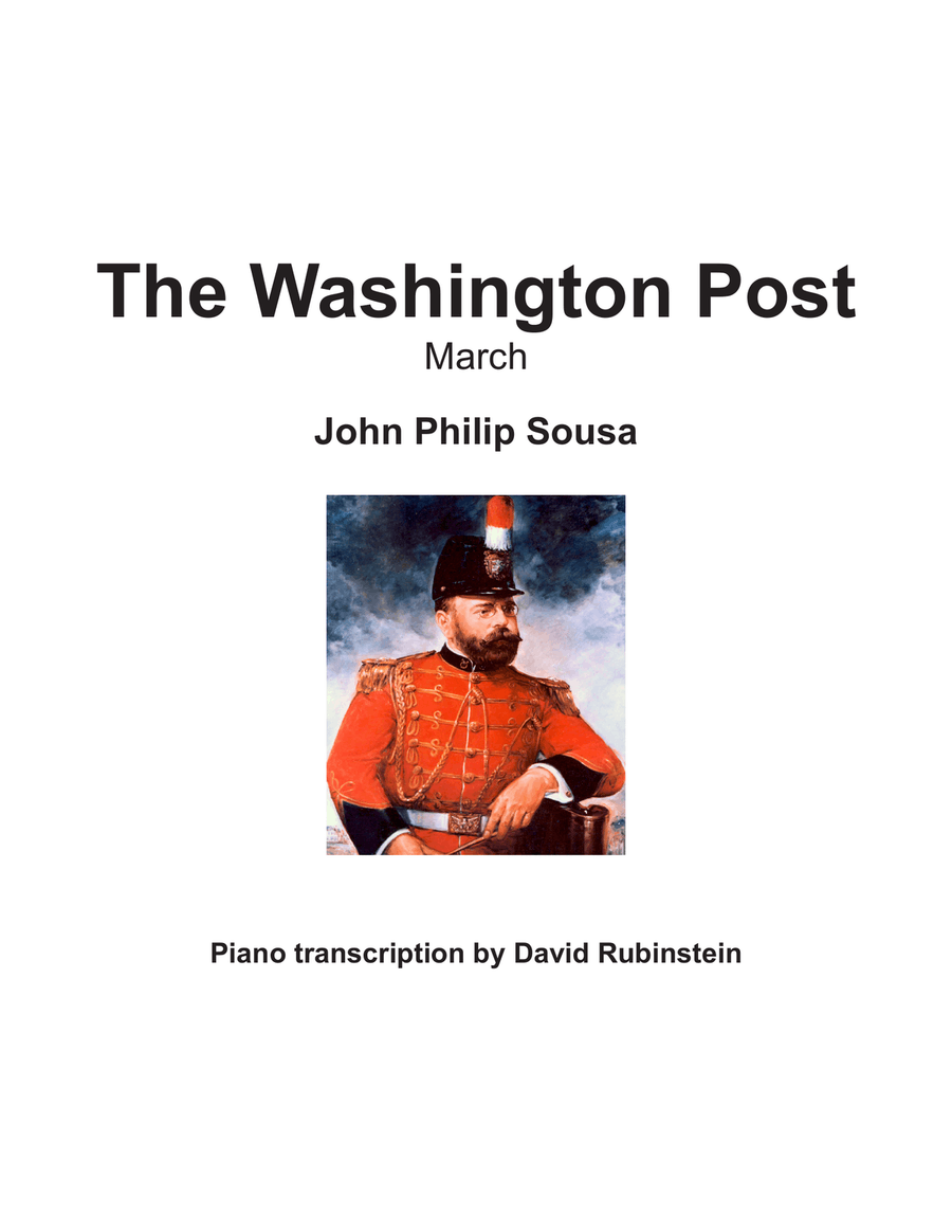 The Washington Post (march) Piano Solo scores gallery preview page 1
