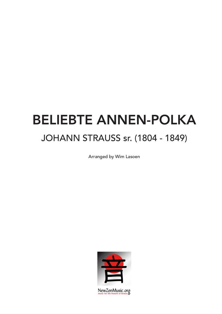 Beliebte Annen-Polka op. 137 Chamber Orchestra scores gallery preview page 1