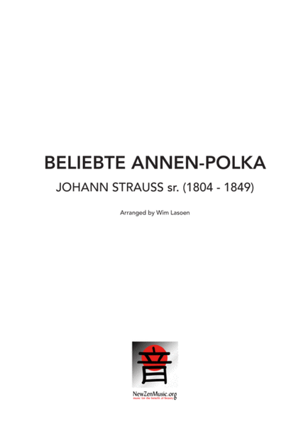 Beliebte Annen-Polka op. 137 image number null