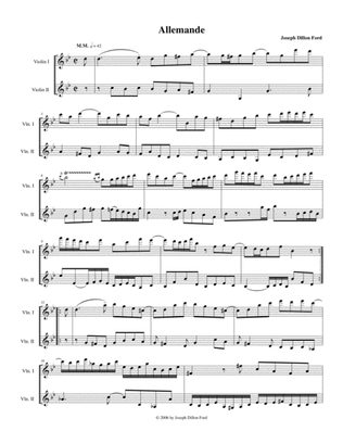 Suite for Two Violins (all 8 movements)