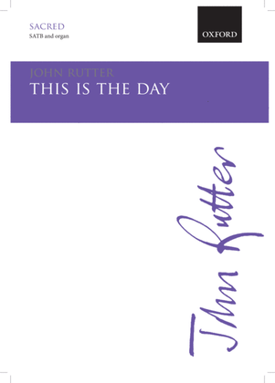 Book cover for This is the day