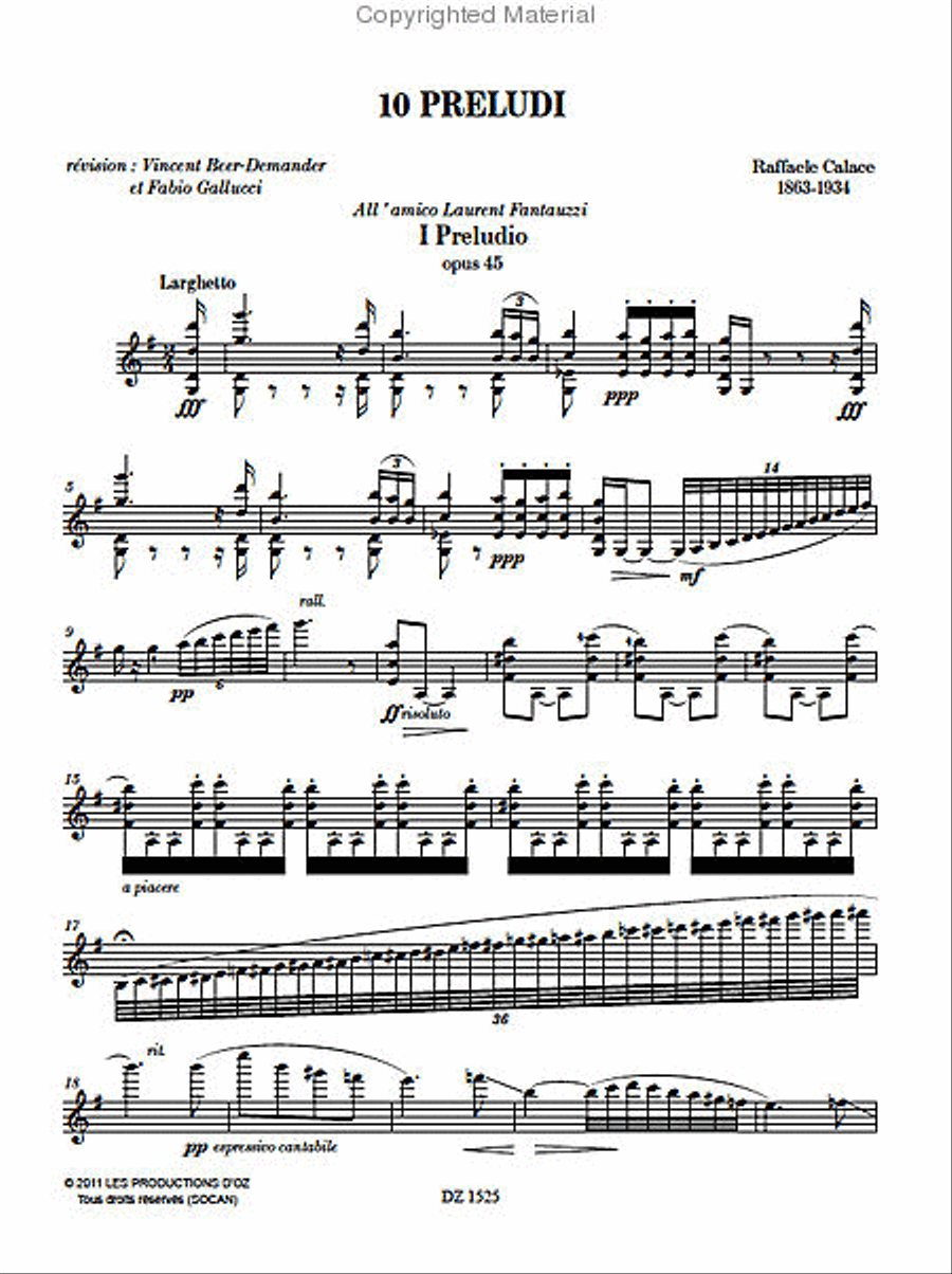 10 Preludi 10 Preludi Mandolin scores gallery preview page 2