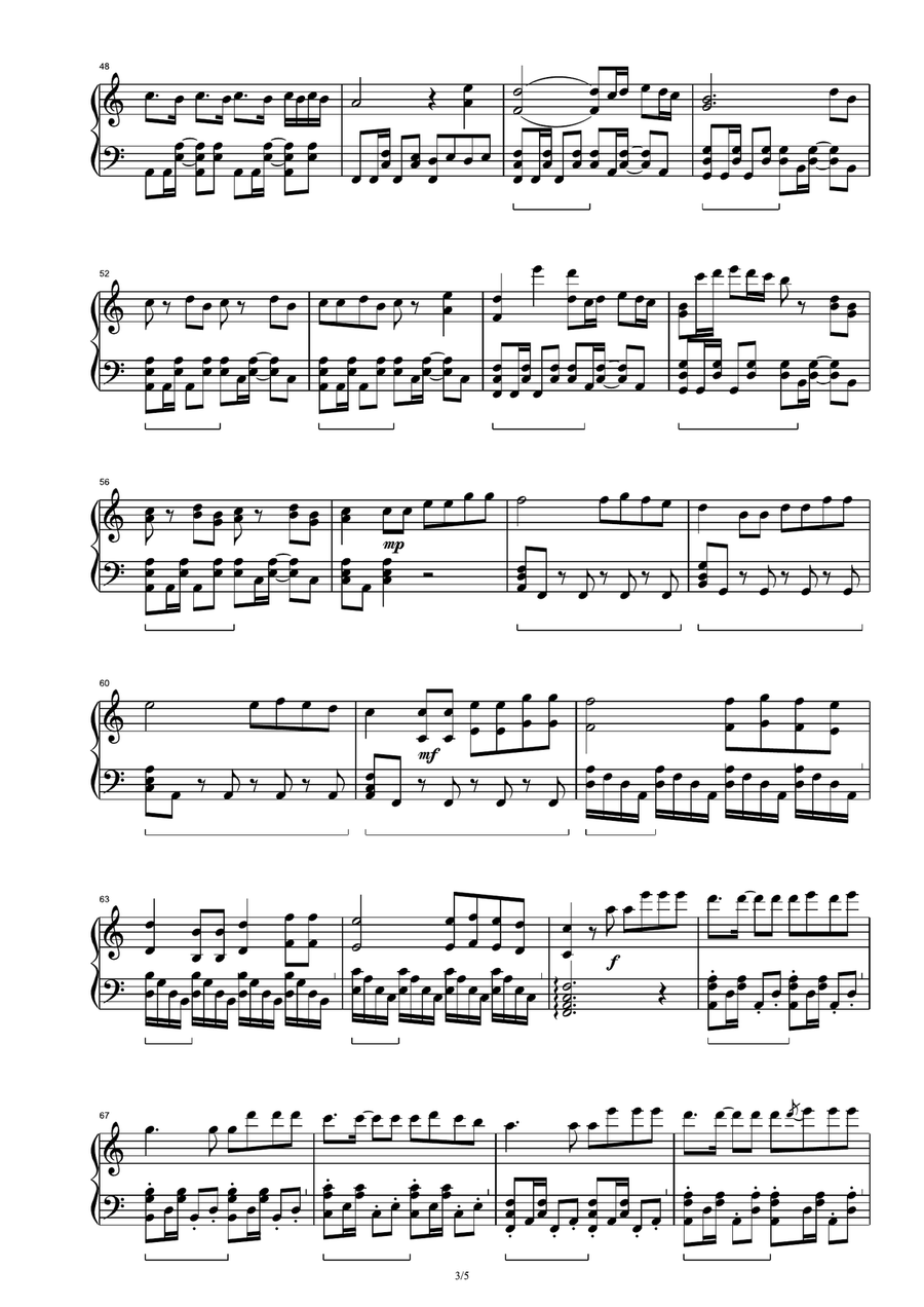 Arhbo Piano Solo scores gallery preview page 3