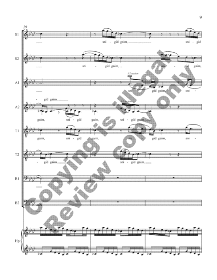 Scel lem duib SSAATTBB scores gallery preview page 9