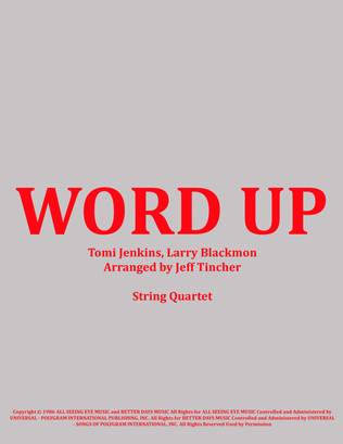 Book cover for Word Up