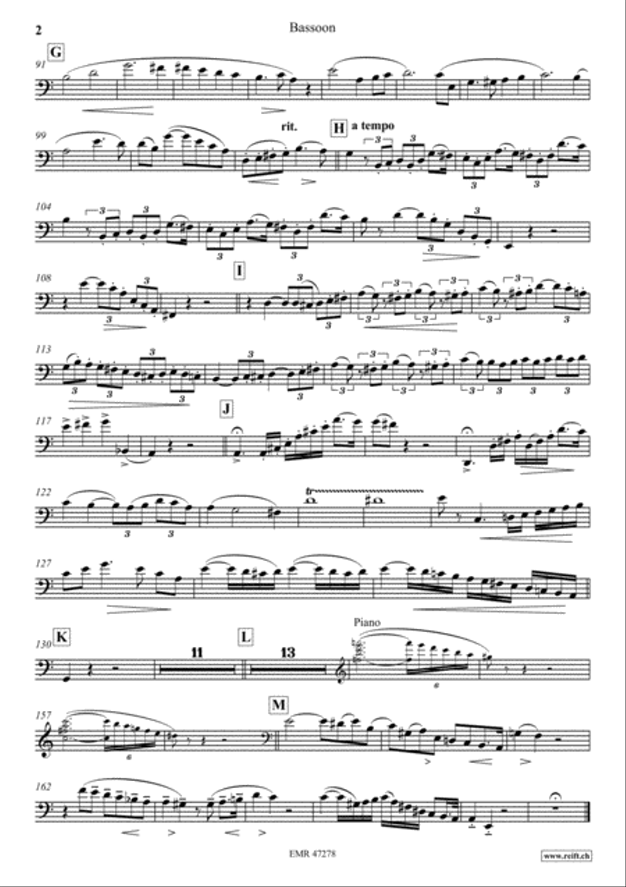 Concertino Bassoon Solo scores gallery preview page 3