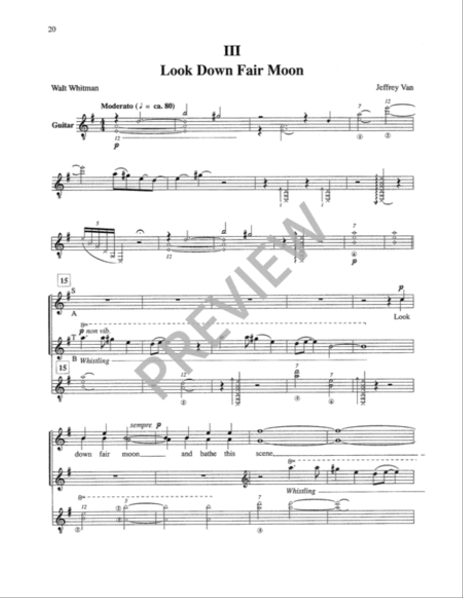 A Procession Winding Around Me (Vocal Score) 4-Part scores gallery preview page 22
