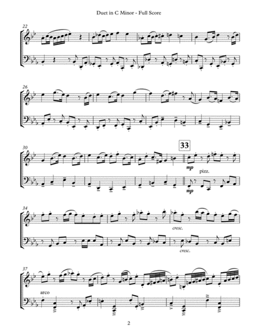 Duet in C Minor for English Horn and Cello image number null