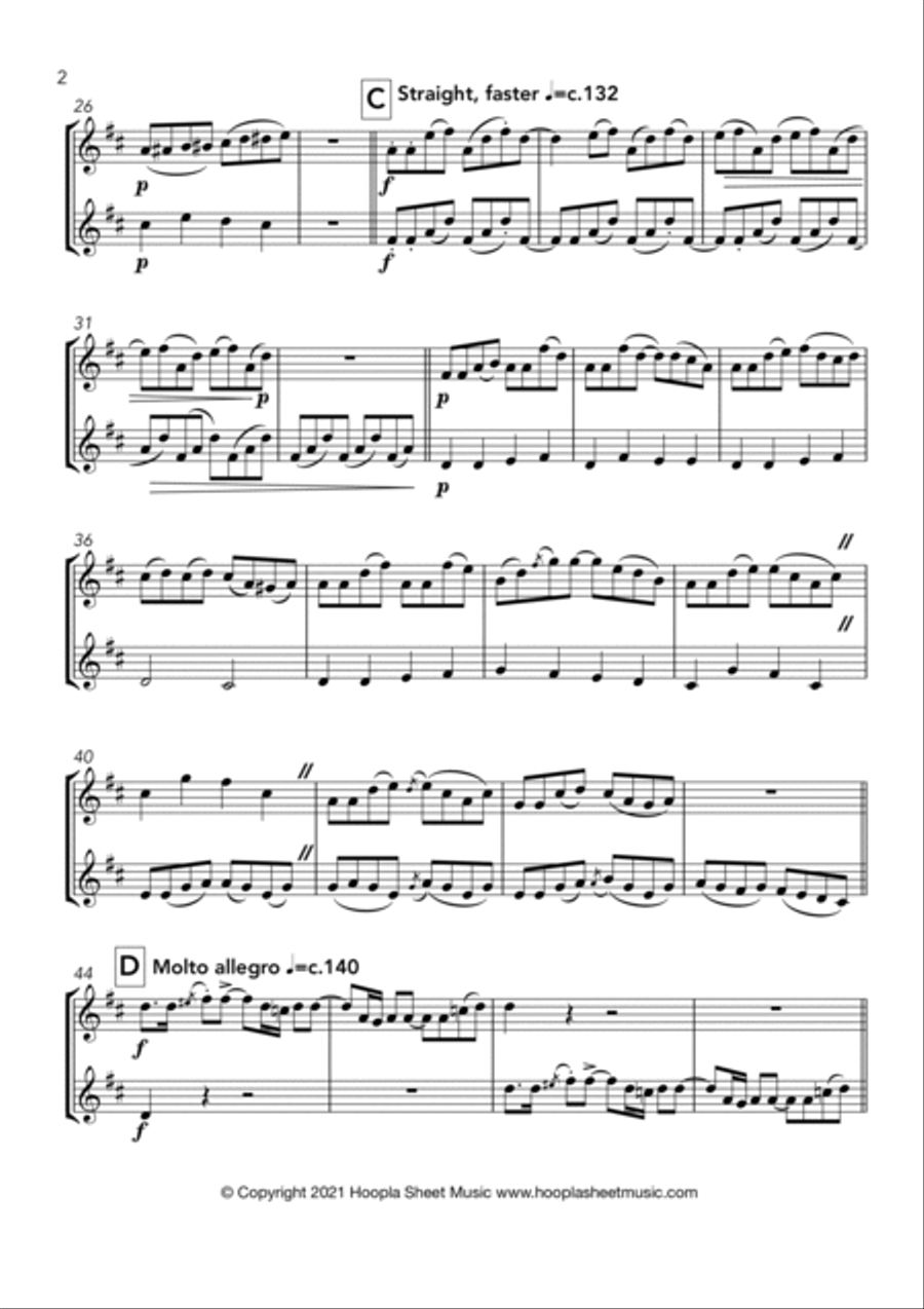 Yankee Doodle Doodles String Duet scores gallery preview page 2