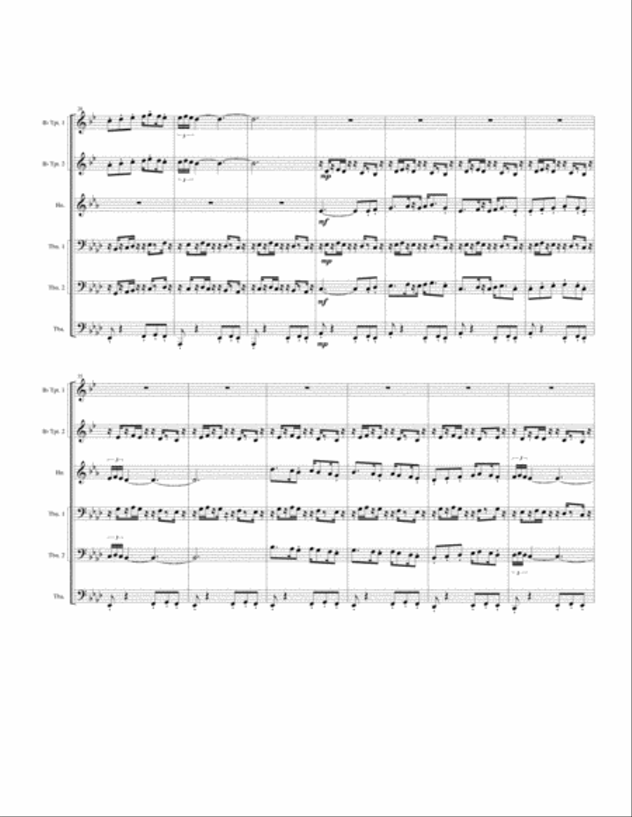El Toro Loco Brass Ensemble scores gallery preview page 3
