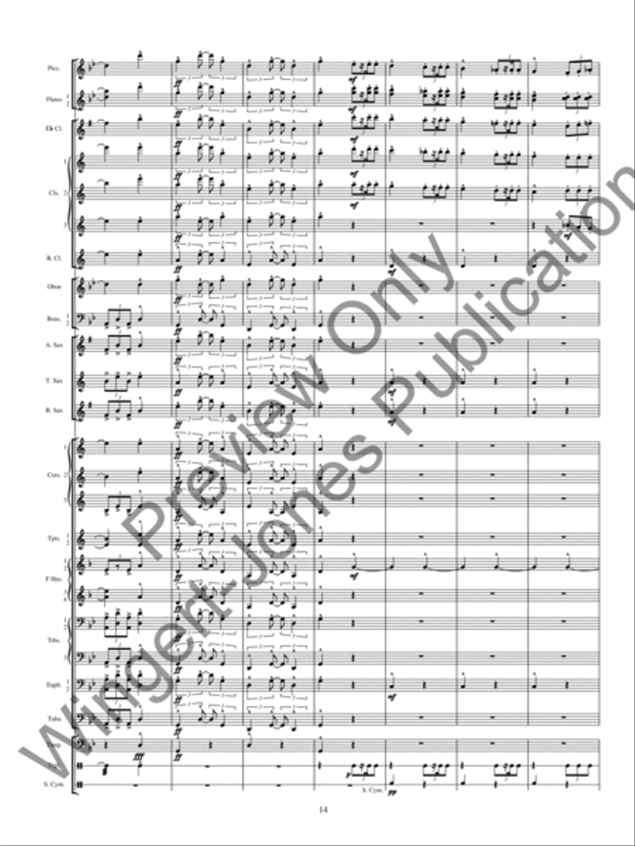 La Tregenda Concert Band scores gallery preview page 17