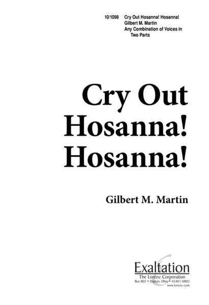 Cry Out Hosanna! Hosanna!