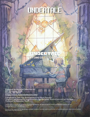 Book cover for Undertale (UNDERTALE Piano Collections 2)