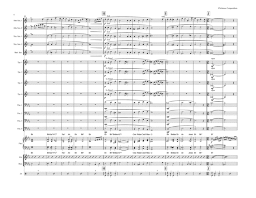 Christmas Compendium Christmas Compendium Jazz Ensemble scores gallery preview page 6