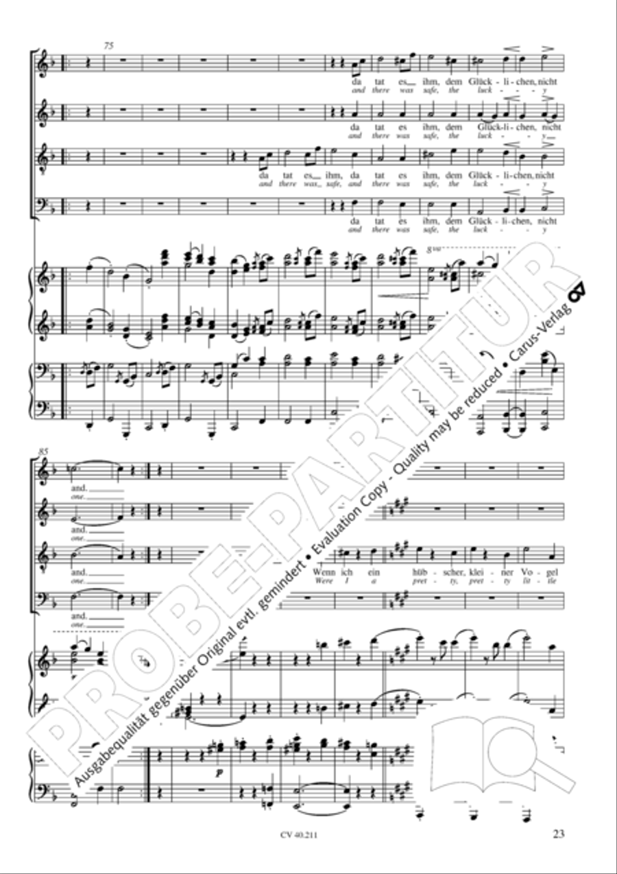 Liebeslieder-Walzer, Op. 52 Choir scores gallery preview page 24