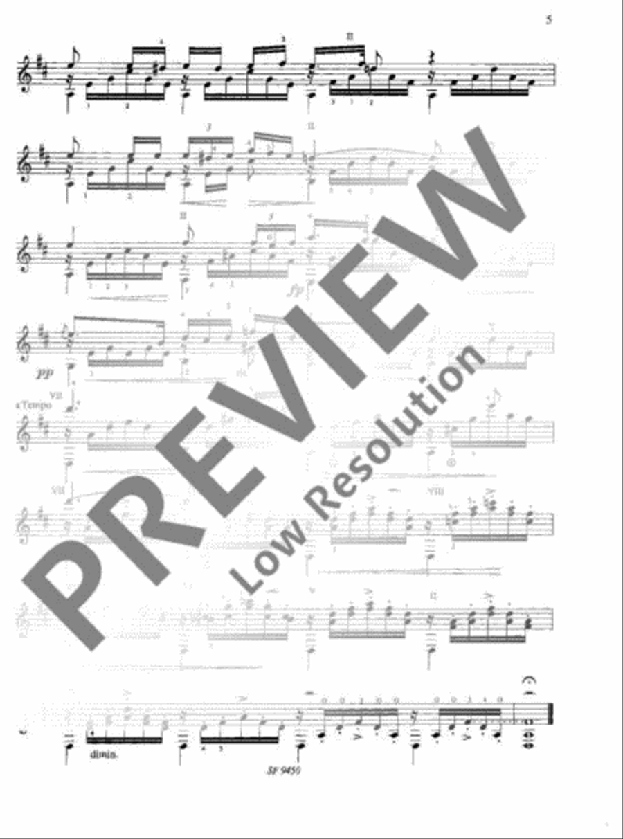 Ave Maria Classical Guitar scores gallery preview page 6