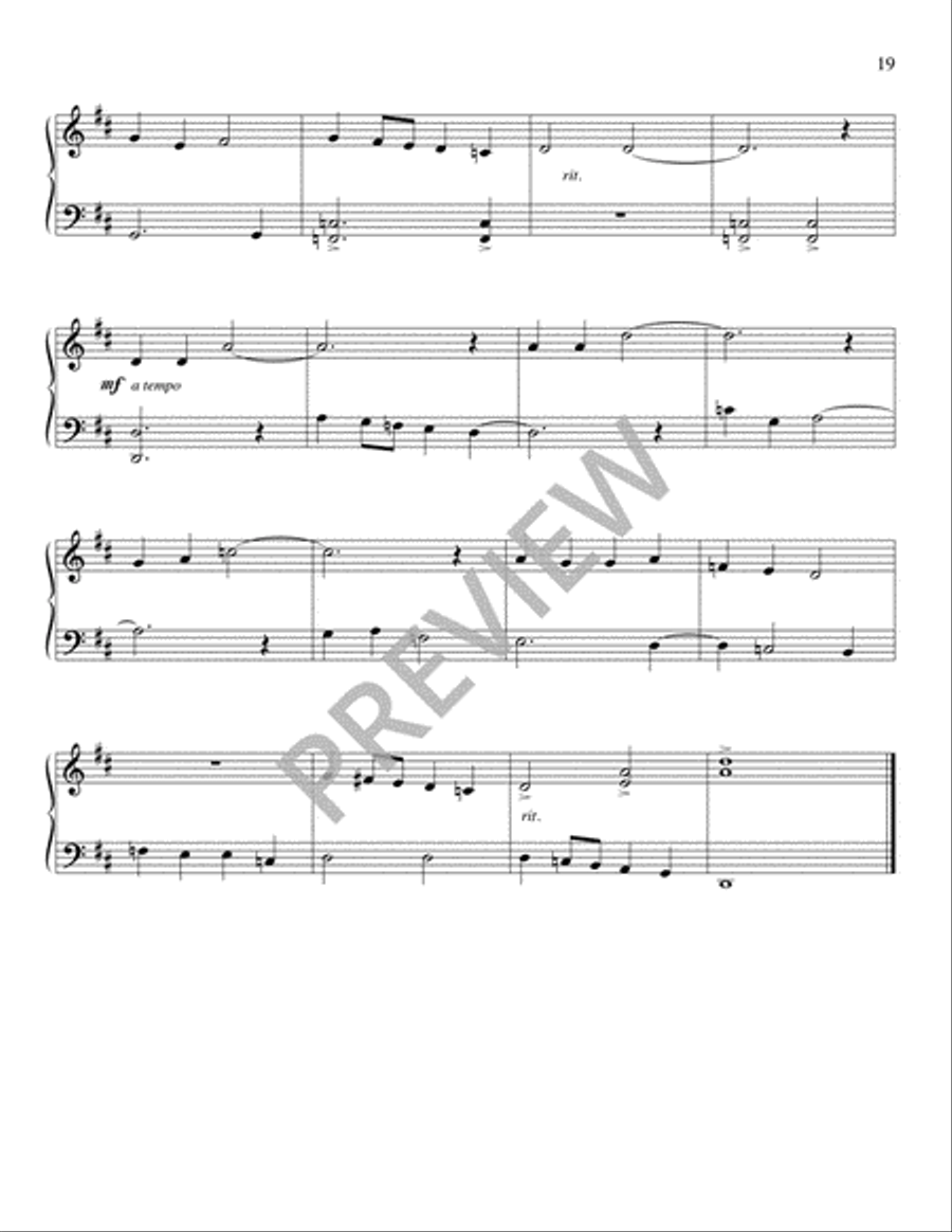 Ten Piano Essays on Tunes of Marty Haugen Piano Solo scores gallery preview page 21