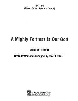 Book cover for A Mighty Fortress Is Our God - Rhythm