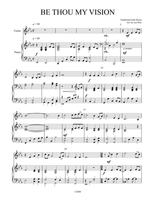 BE THOU MY VISION ARRANGEMENT FOR VIOLIN AND PIANO