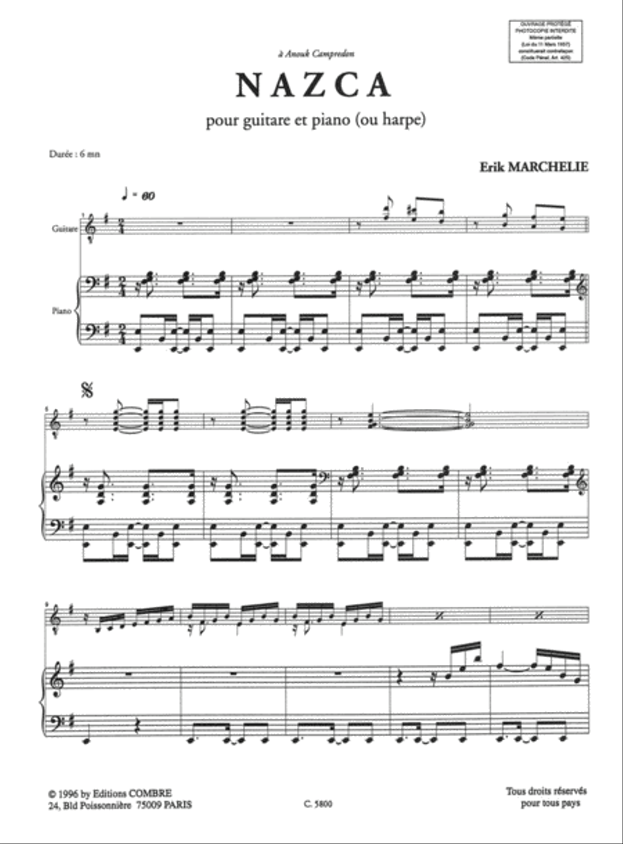 Nazca Acoustic Guitar scores gallery preview page 2