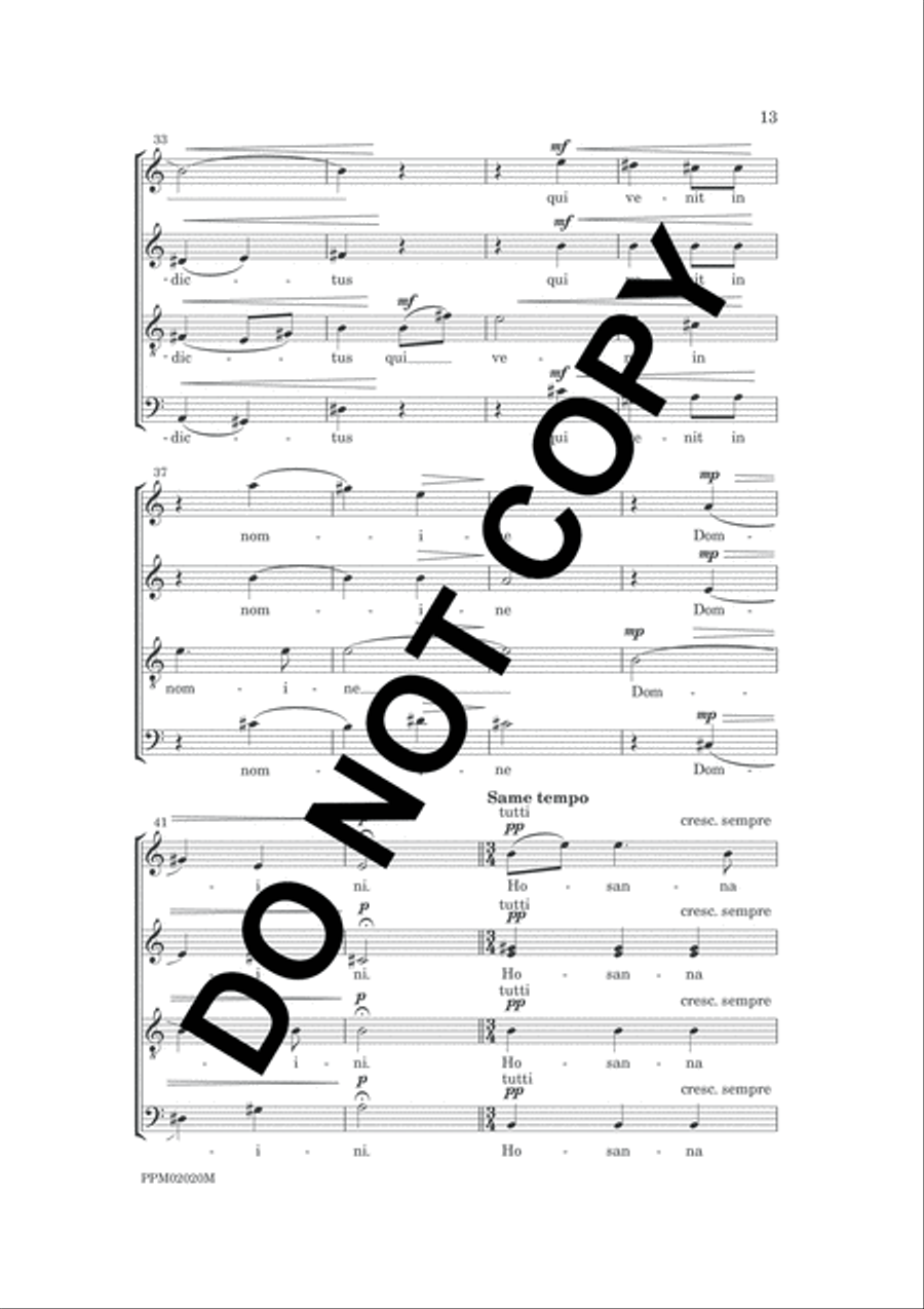 Mass Mass 4-Part scores gallery preview page 16