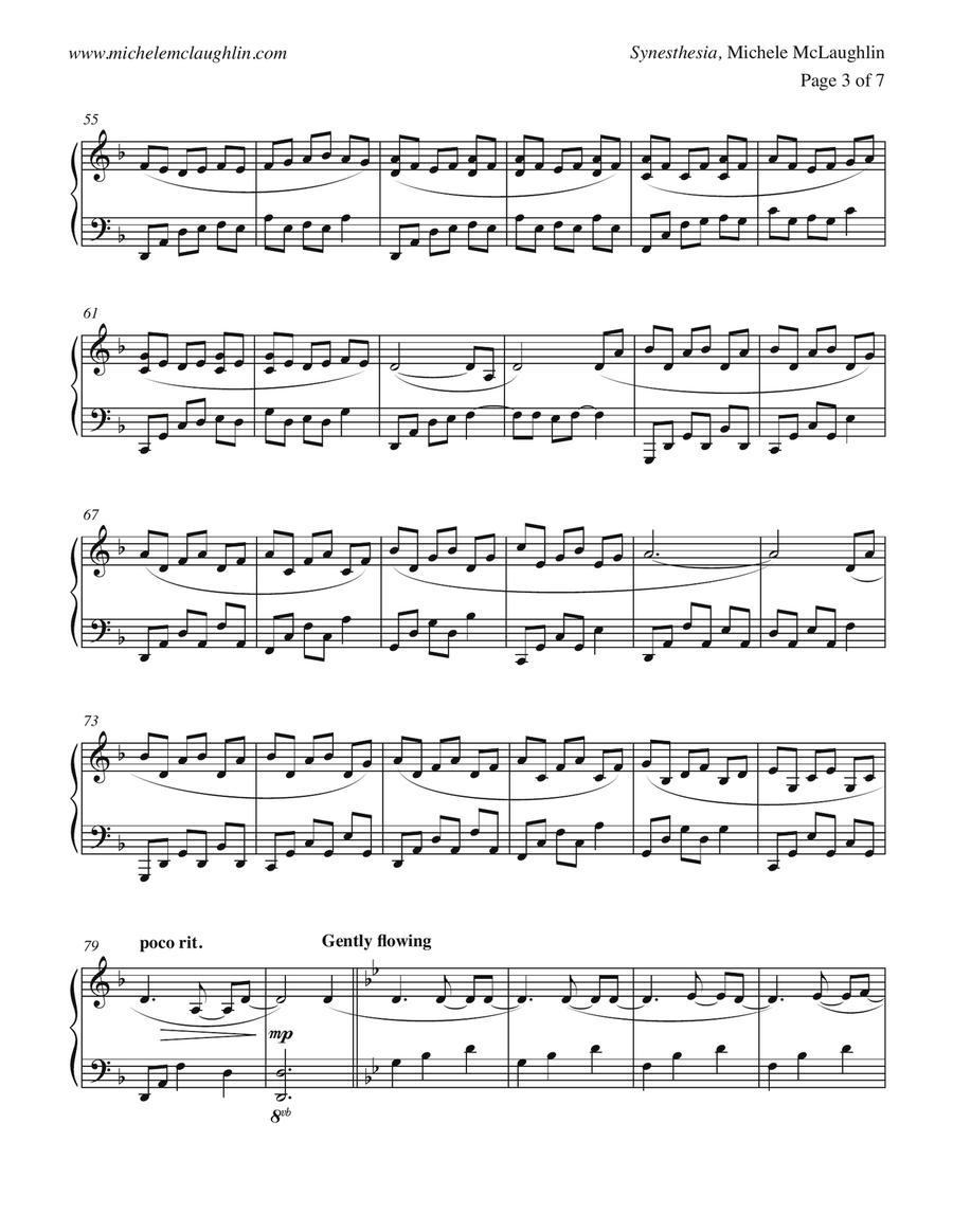 Synesthesia Synesthesia Piano Solo scores gallery preview page 3