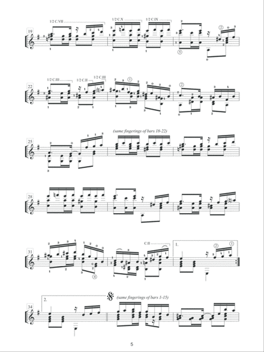 Ernesto Nazareth Guitar Solo Anthology Acoustic Guitar scores gallery preview page 11