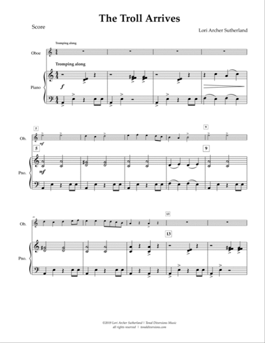 The Troll Arrives The Troll Arrives Chamber Music scores gallery preview page 2