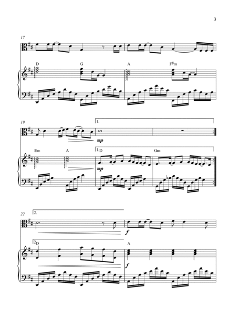 Sometimes When We Touch Viola scores gallery preview page 3