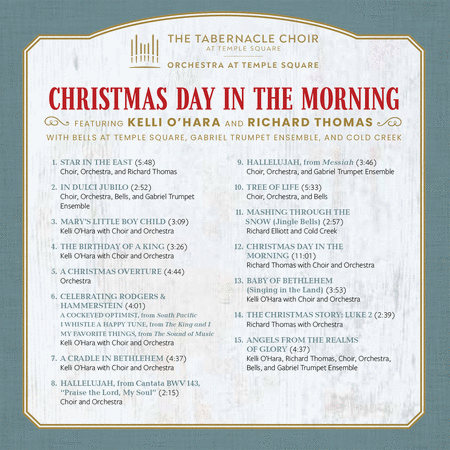 Tabernacle Choir at Temple Square: Christmas Day in the Morning