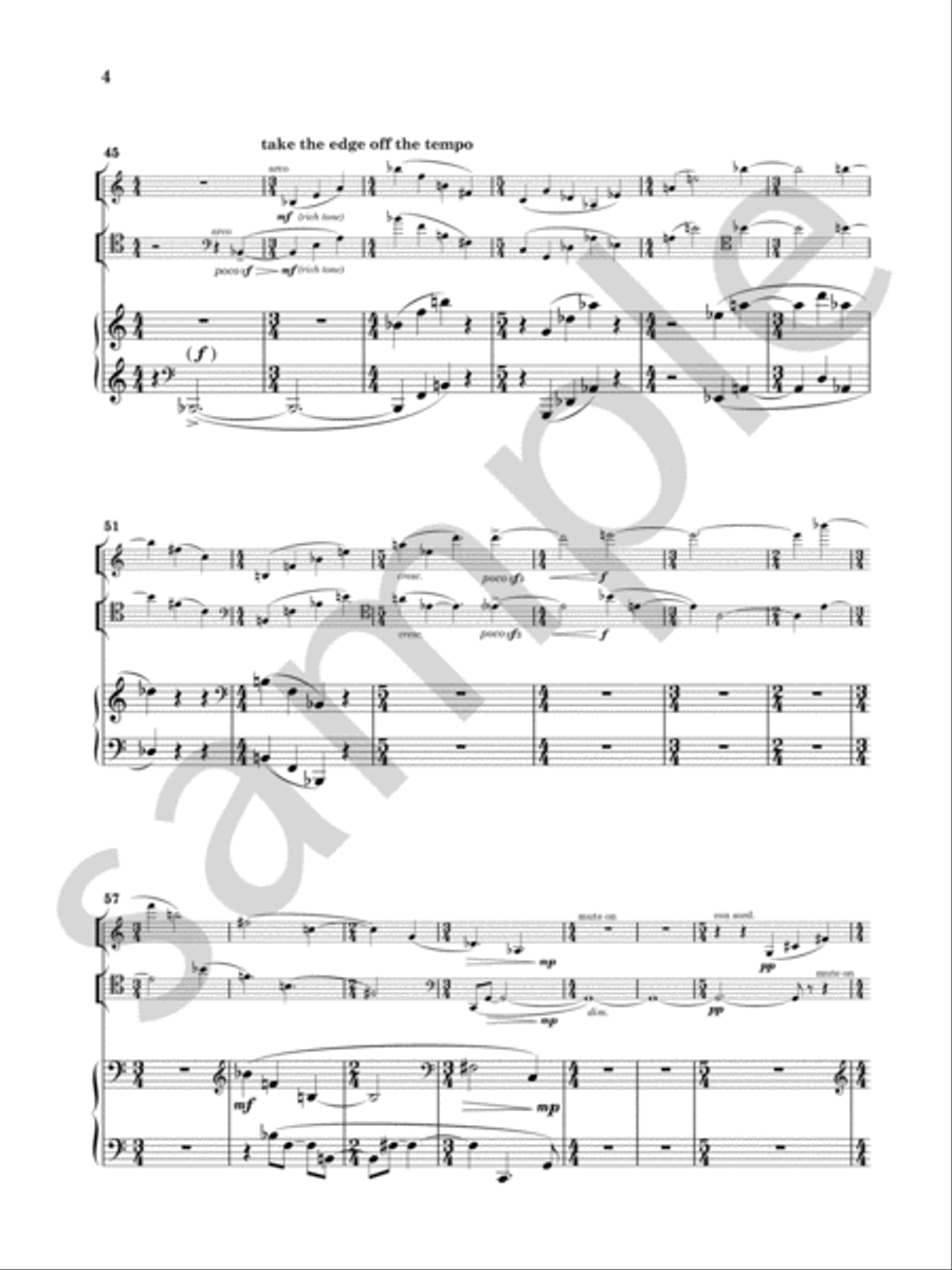 Trio No. 2 Piano Trio scores gallery preview page 5