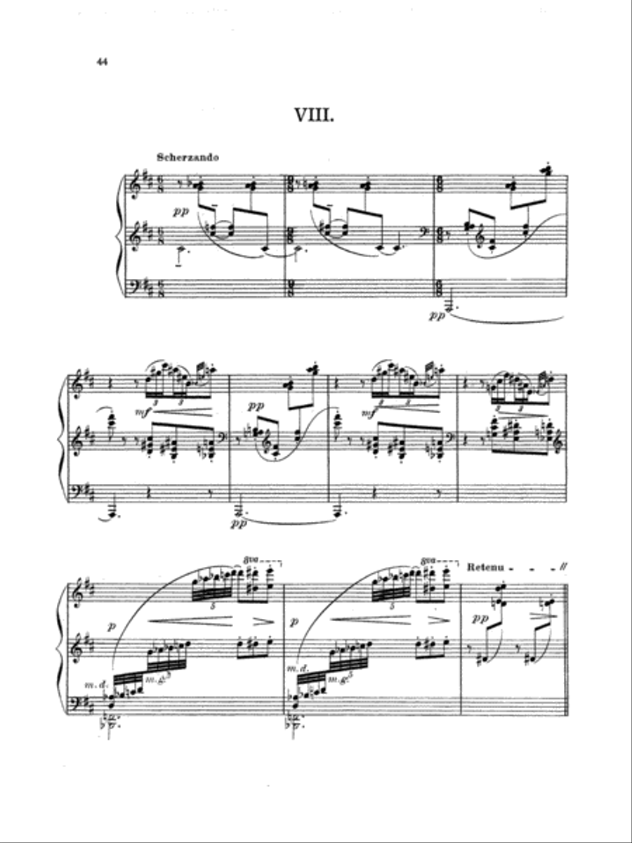 Debussy: Preludes (Volume II) Piano Solo scores gallery preview page 1